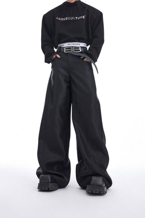 Liquid-Shine-Wide-Leg-Trousers---Streetwear-Loose-Fit-Pants-Black