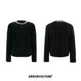 Mens-Rhinestone-Crew-Neck-Loose-Fit-Long-Sleeve-Tee-Black-Jacket