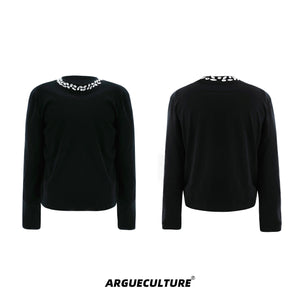 Mens-Rhinestone-Crew-Neck-Loose-Fit-Long-Sleeve-Tee-Black-Jacket