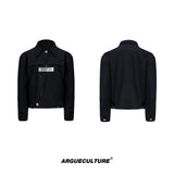 Metal-Buckle-Double-Collar-Black-Streetwear-Jacket---Oversized-Fit-Black