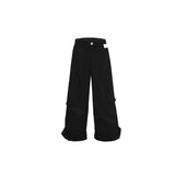 Multi-Pocket-Ribbon-Tie-Trousers---Streetwear-Loose-Fit-Pants-Black