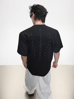 Snake Spine Studded Boxy T-Shirt - product image 2