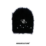 Fuzzy Knit Flat-Brim Hat - product image 5
