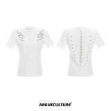 Spine Embroidered Fitted T-Shirt - product image 5