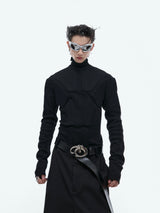 3D Armor Mock-Neck Long-Sleeve Top - product image 5