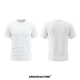 Metal Stud Pleated Crewneck T-Shirt - product image 5