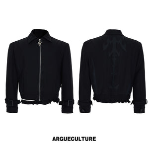 Spine Embroidered Cropped Jacket - product image 5