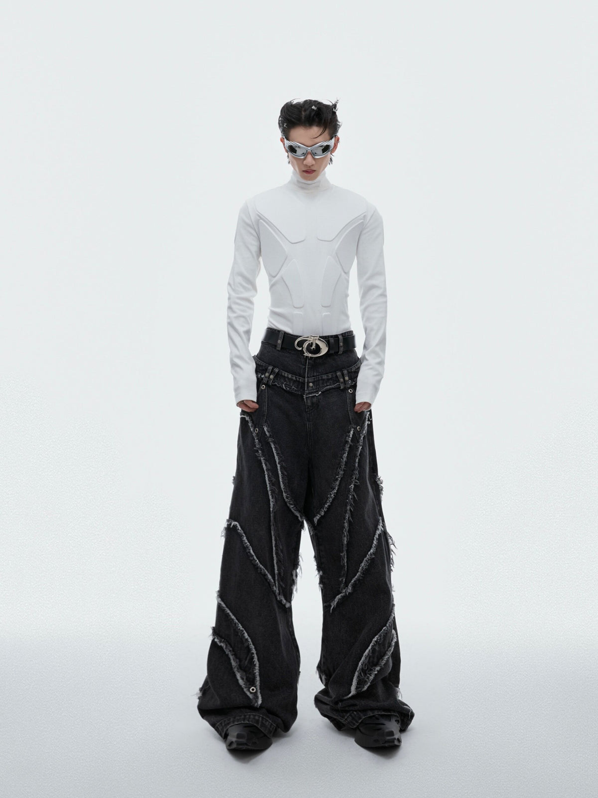 3D Armor Mock-Neck Long-Sleeve Top - product image 4
