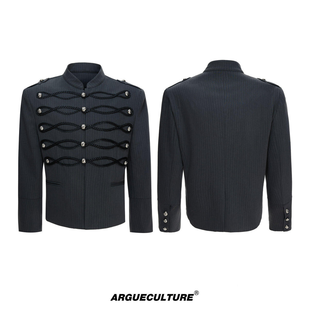 Napoleon Faux Leather Stripe Jacket - product image 5