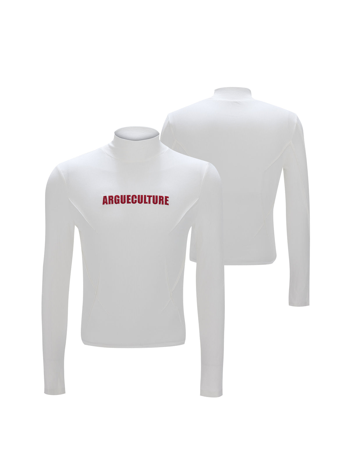 Deconstructed Logo Turtleneck Top - product image 4
