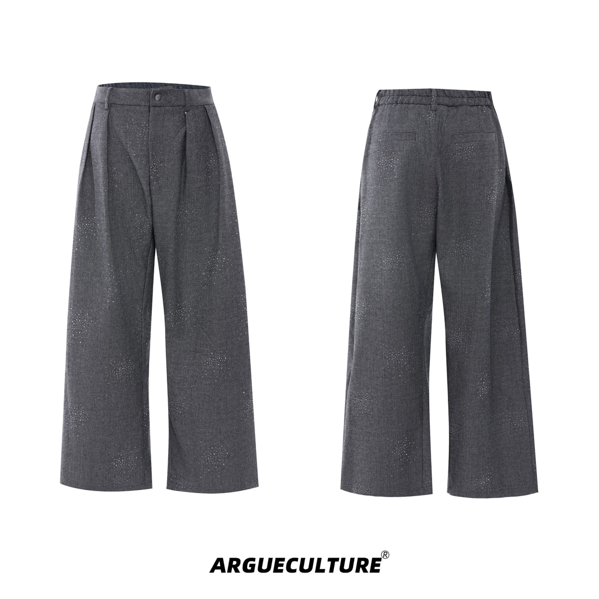 Contrast Lapel Cotton Jacket and Pants Set - product image 5