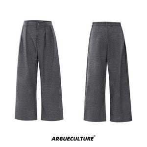 Contrast Lapel Cotton Jacket and Pants Set - product image 5