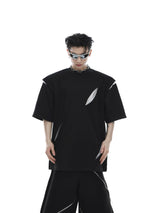 Deconstructed Colorblock Panel T-Shirt - product image 2