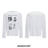 Gothic Figure Print Long-Sleeve Tee - product image 5