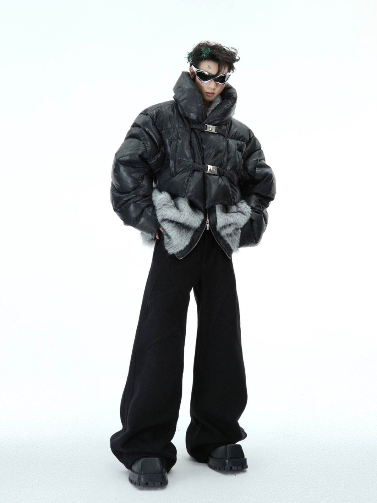 Deconstructed Faux-Two-Piece Puffer Jacket - product image 5