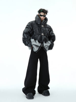 Deconstructed Faux-Two-Piece Puffer Jacket - product image 5