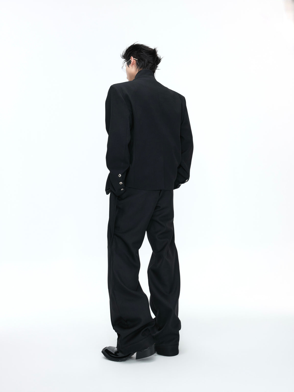 Deconstructed Stand-Collar Suit Separates - product image 5