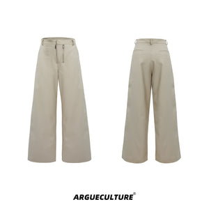 Metal Double-Zip Straight-Leg Trousers - product image 5