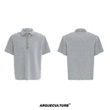 Sequined Square-Neck Polo T-Shirt - product image 5