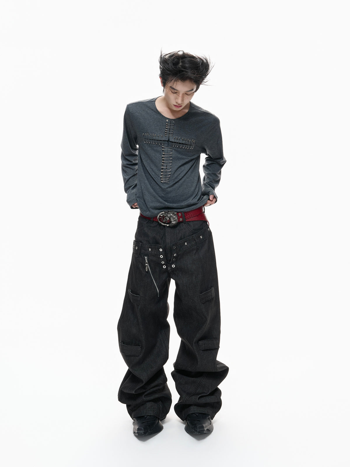Pin Cross Long-Sleeve Top - product image 2