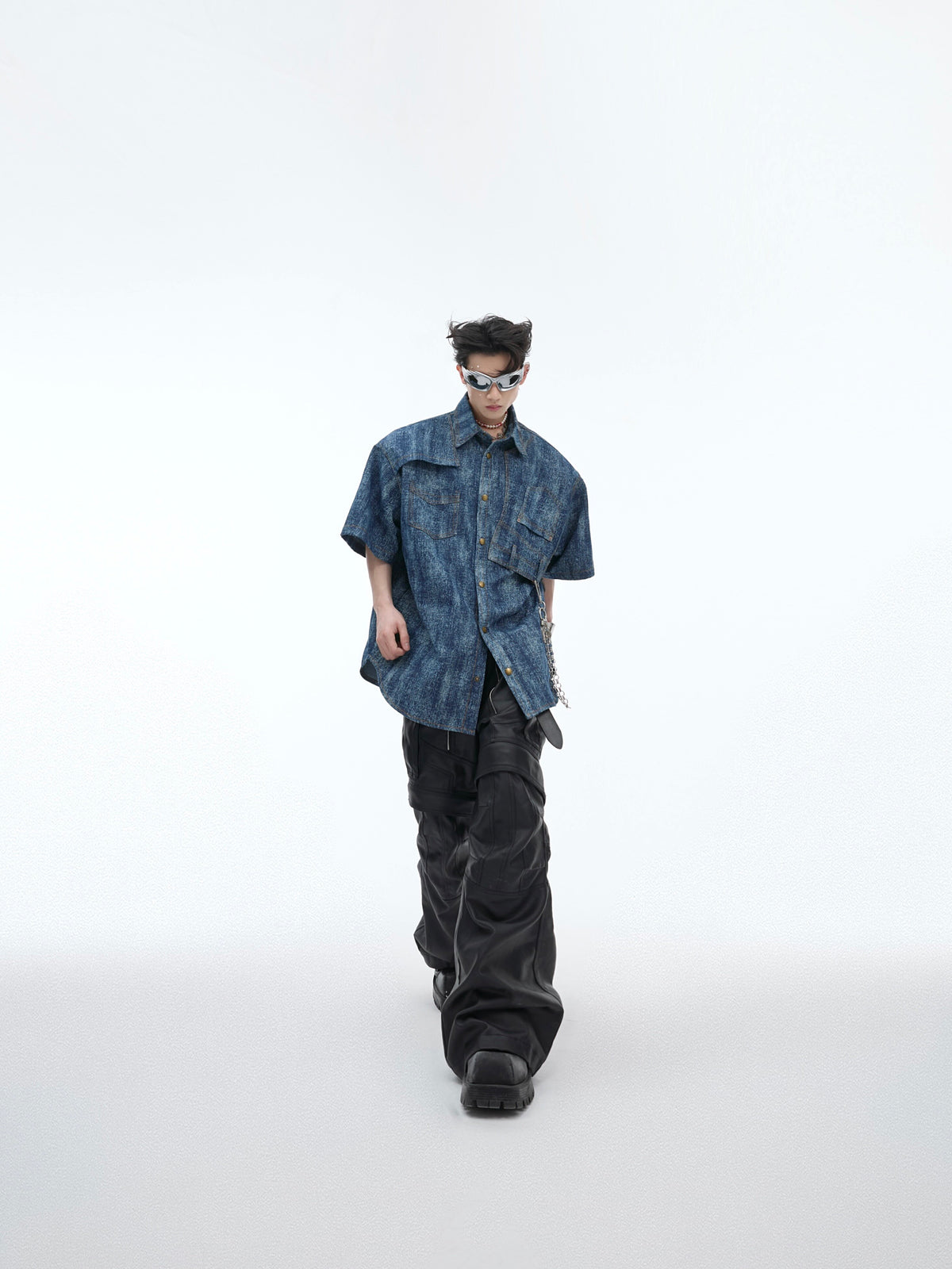 Tie-Dye Gradient Polo Shirt - product image 5