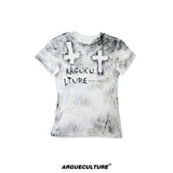 Distressed Cross Graphic Fitted T-Shirt - product image 5