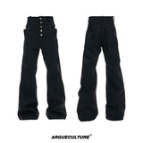 Metal Detail High-Rise Straight Trousers - product image 5