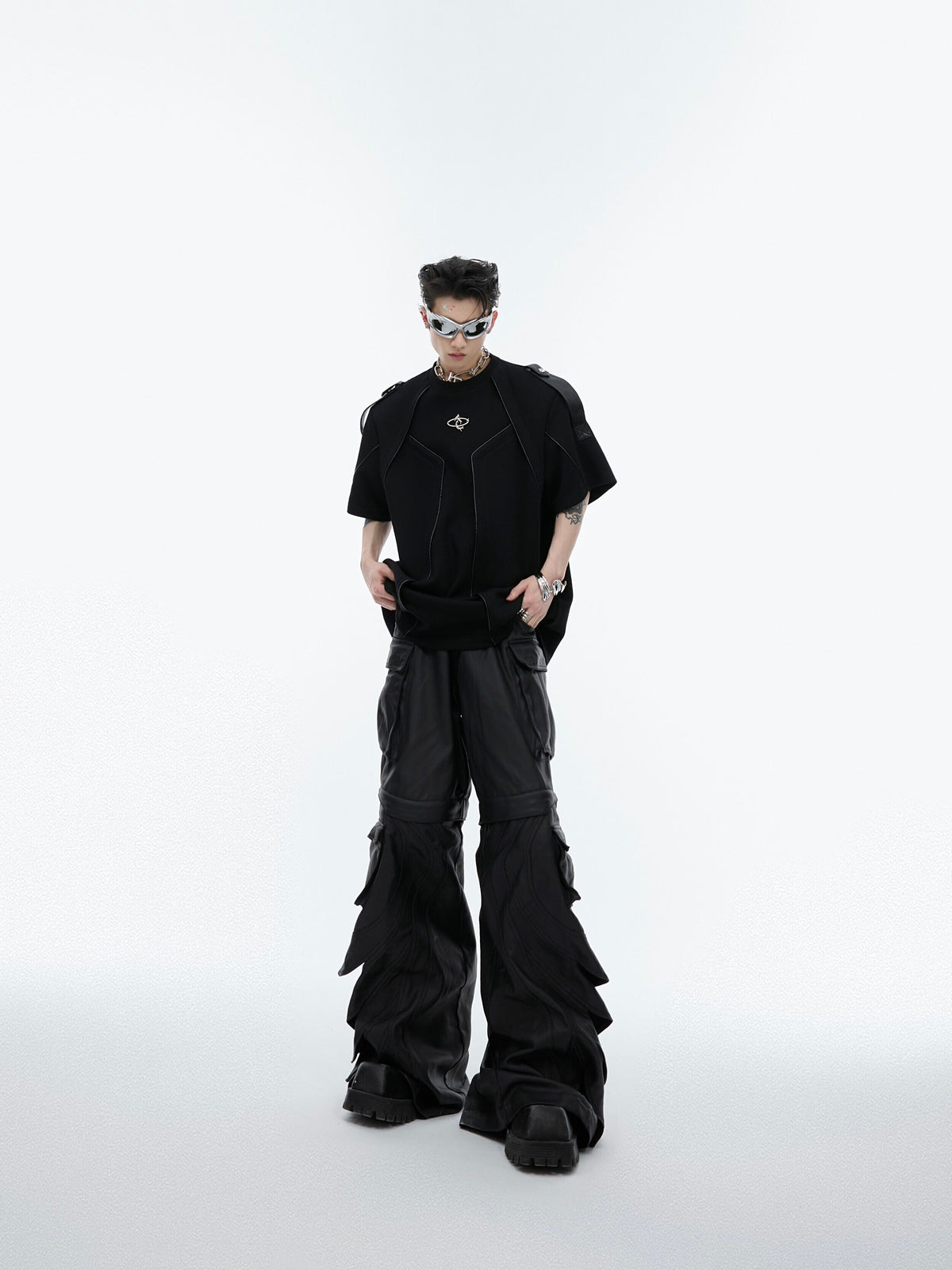 Deconstructed Spliced Logo T-Shirt - product image 5