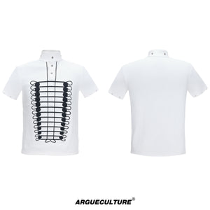 Embroidered Stand-Collar Polo Tee - product image 5