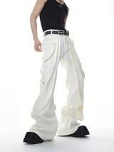 High-Rise Button-Detail Trousers - product image 5