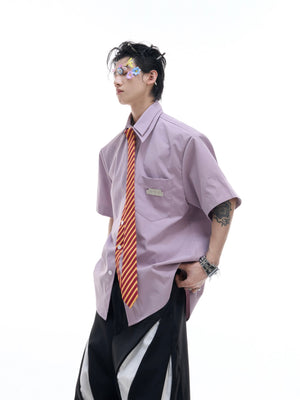 Relaxed Double-Collar Tie Shirt - product image 3