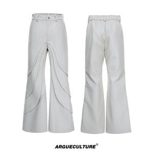 Deconstructed Faux Leather Pants - product image 5