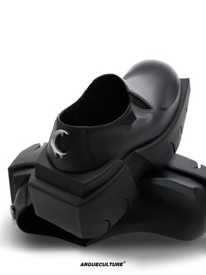 Round-Toe Platform Derby Shoes - product image 5
