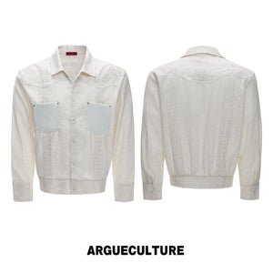 Floral Embroidered Linen Shirt Jacket - product image 5