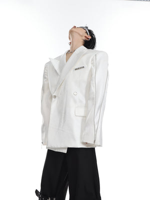 Liquid Metal Short-Sleeve Suit Jacket - product image 1