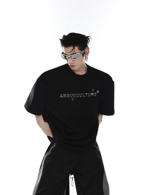 Metal Logo Ribbon Oversized T-Shirt - product image 3