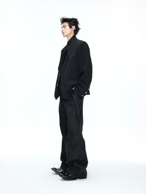 Deconstructed Stand-Collar Suit Separates - product image 2