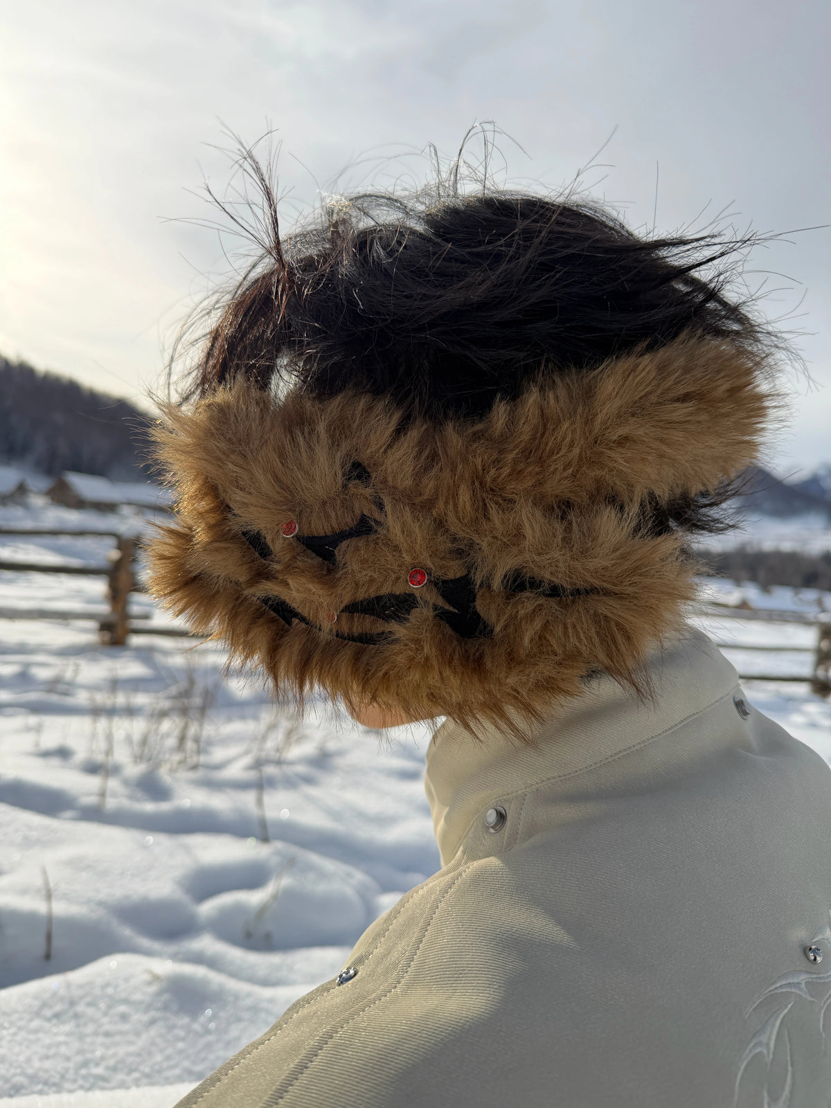 Faux Fur Thorn-Splice Earmuffs - product image 4