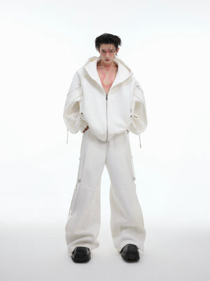 Deconstructed Loose Hoodie Set - product image 1