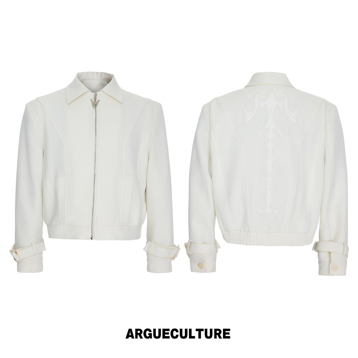 Spine Embroidered Cropped Jacket - product image 5