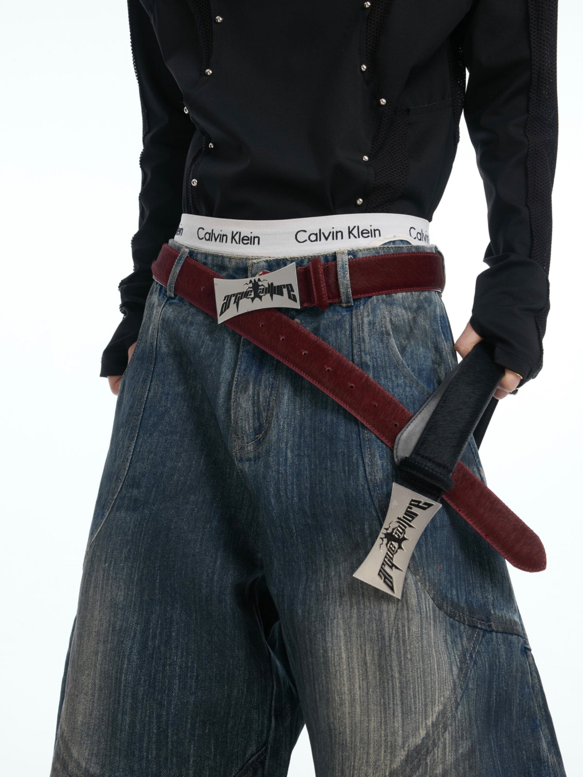 Vintage Horsehair Leather Belt - product image 2
