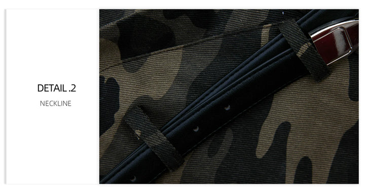 Vintage Camouflage Cargo Pants with Detachable Belt - ArgueCulture