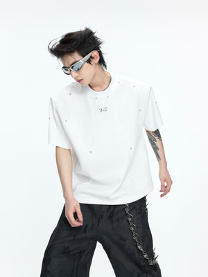Rivet-Detail Boxy T-Shirt - product image 2