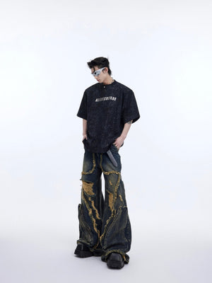 Metal Logo Shoulder-Pad T-Shirt - product image 5