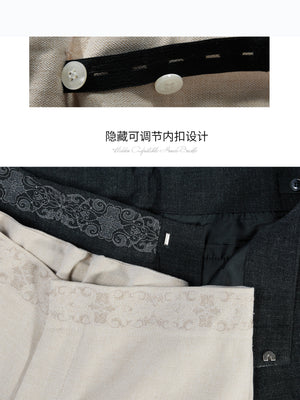 Jacquard Micro-Flare Trousers - product image 3