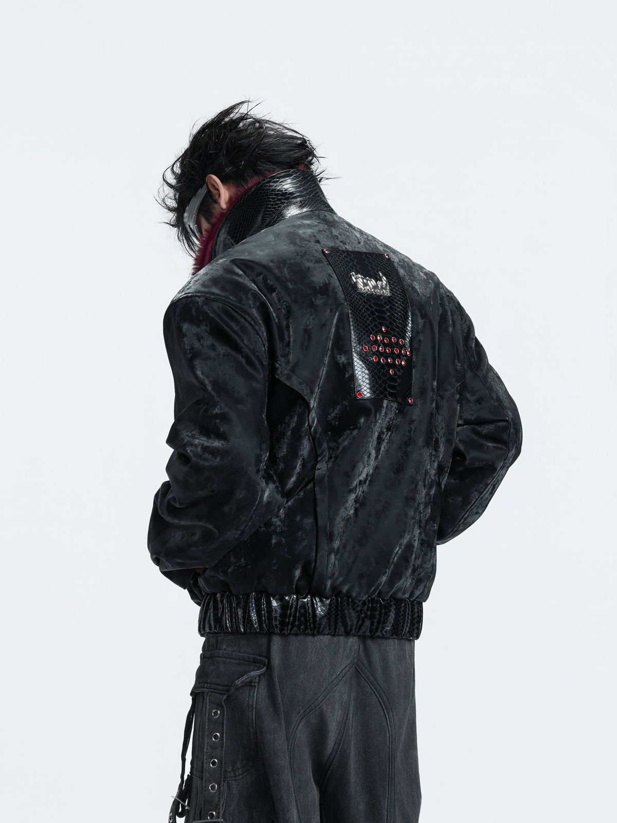Reversible Leather Fur-Collar Jacket - product image 3