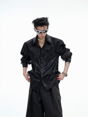Shimmer Collar Shirt - product image 1