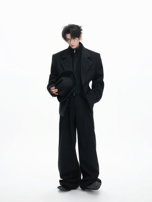 Deconstructed Cotton-Wool Suit Jacket - product image 2