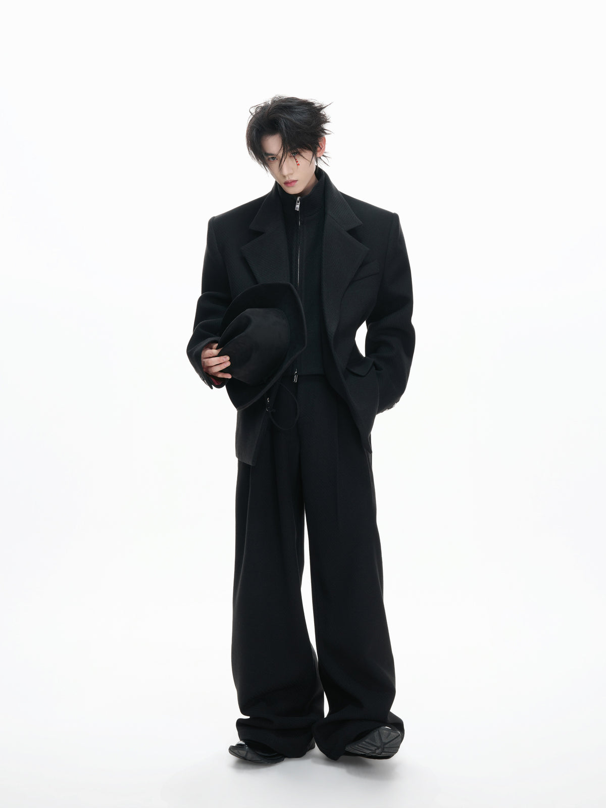 Deconstructed Cotton-Wool Suit Jacket - product image 2