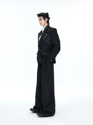 Metal-Detail Wide-Lapel Suit Separates - product image 2